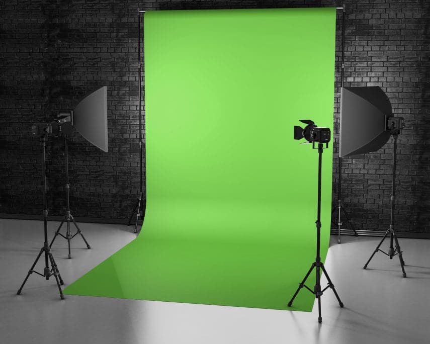 marketing video green screen