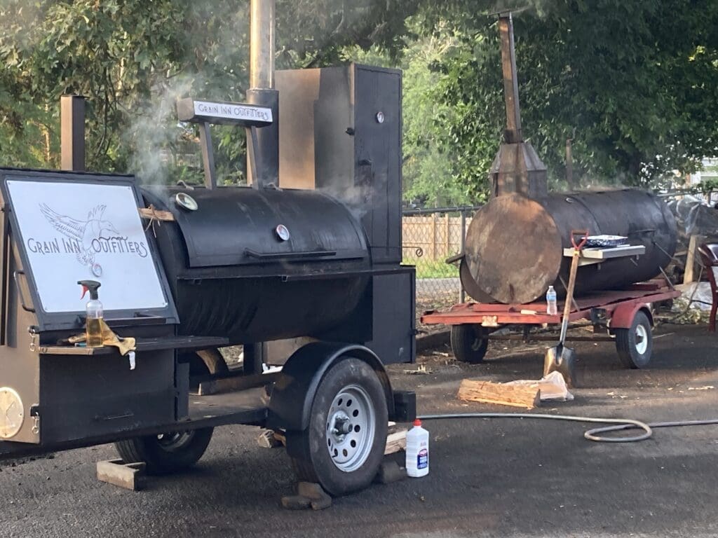 fire department, volunteer, BBQ, fundraiser, fundraising, community, pork butt, smoked