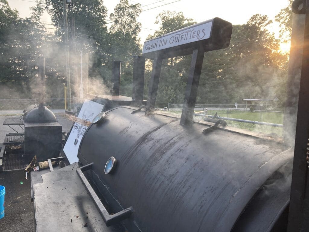 fire department, volunteer, BBQ, fundraiser, fundraising, community, pork butt, smoked