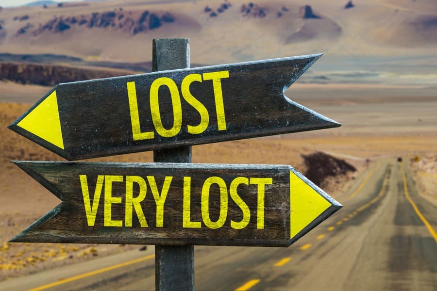 lost, sign