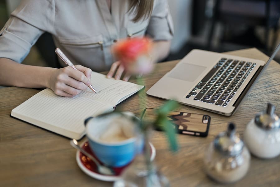 content, laptop, notebook, notepad, write