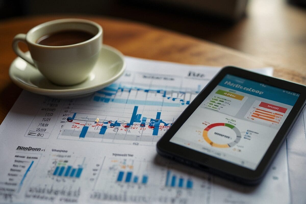 metrics, charts, analytics